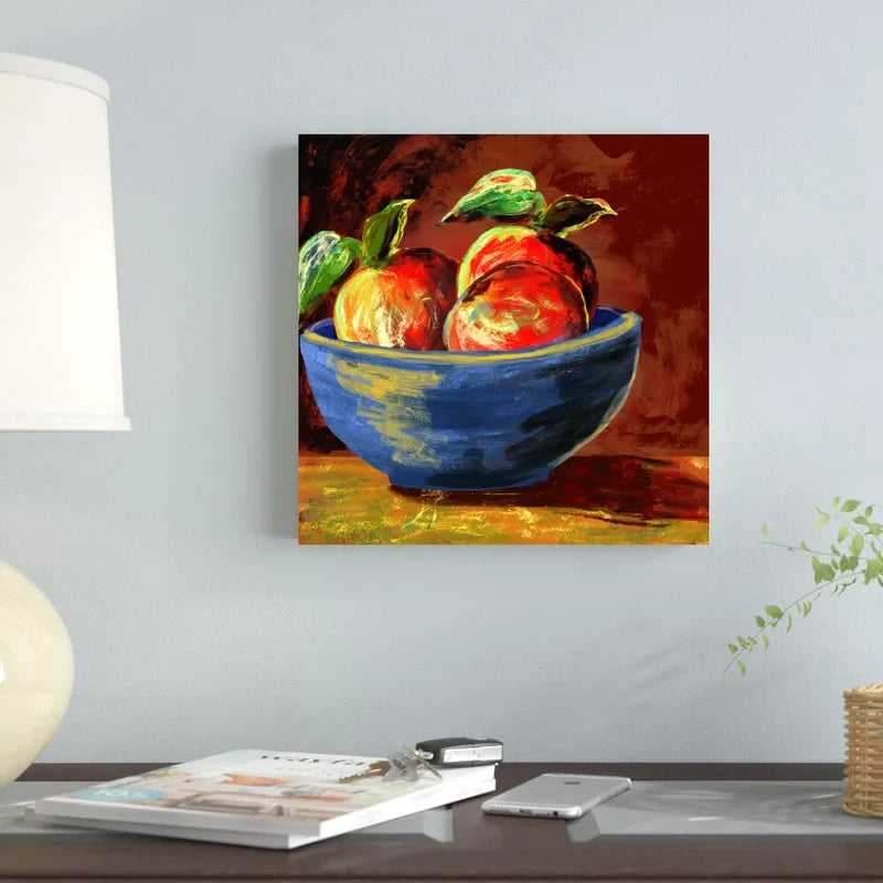 Fruit Bowl II - Wrapped Canvas Painting